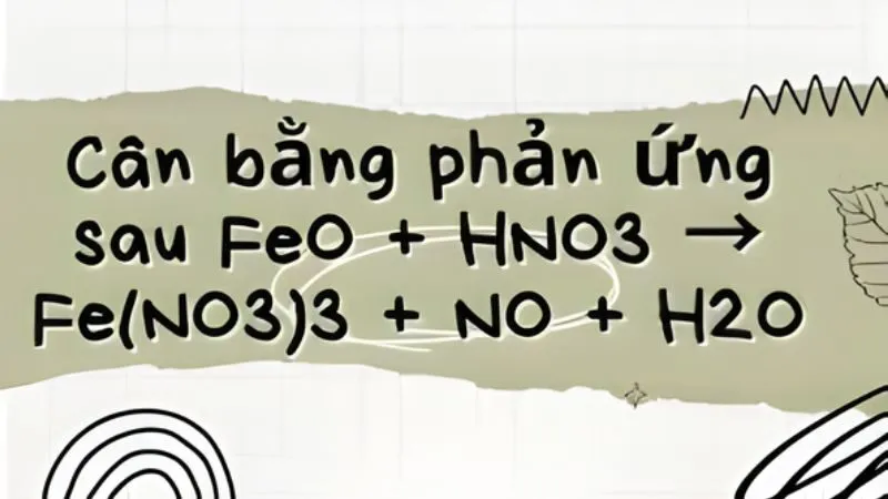 Cân bằng phản ứng