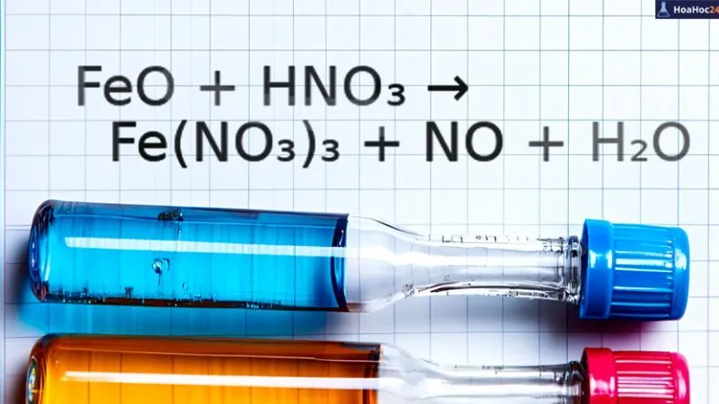 FeO + HNO₃ → Fe(NO₃)₃ + NO + H₂O