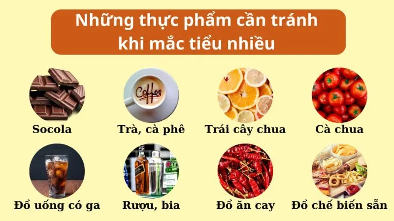 Nhận diện các loại đồ uống gây kích thích bàng quang