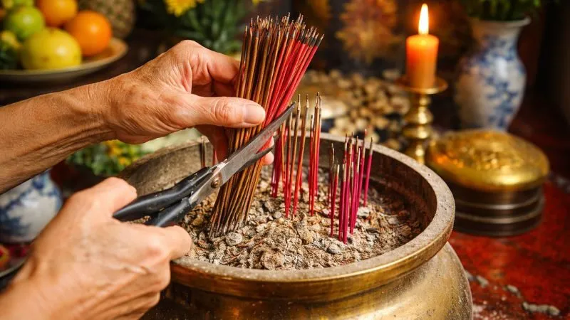 Những lưu ý khi tỉa chân nhang gia chủ cần nhớ