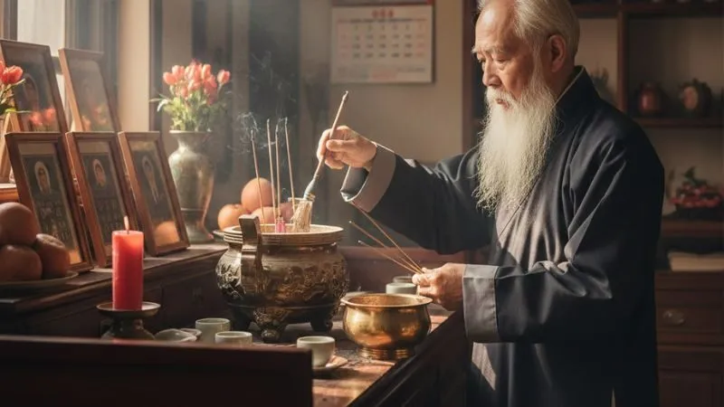 Tỉa chân nhang xong có phải thắp hương không?