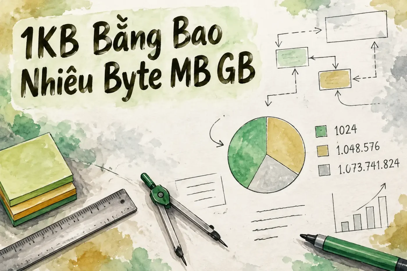 1KB Bằng Bao Nhiêu Byte MB GB Bit