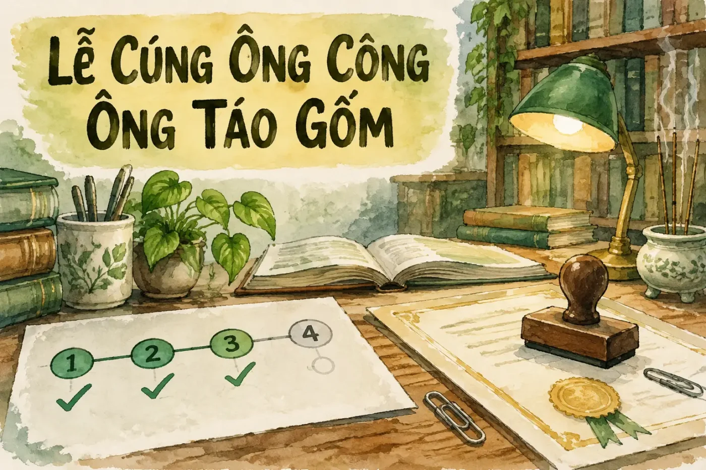 Lễ Cúng Ông Công Ông Táo Gồm Những Gì Năm