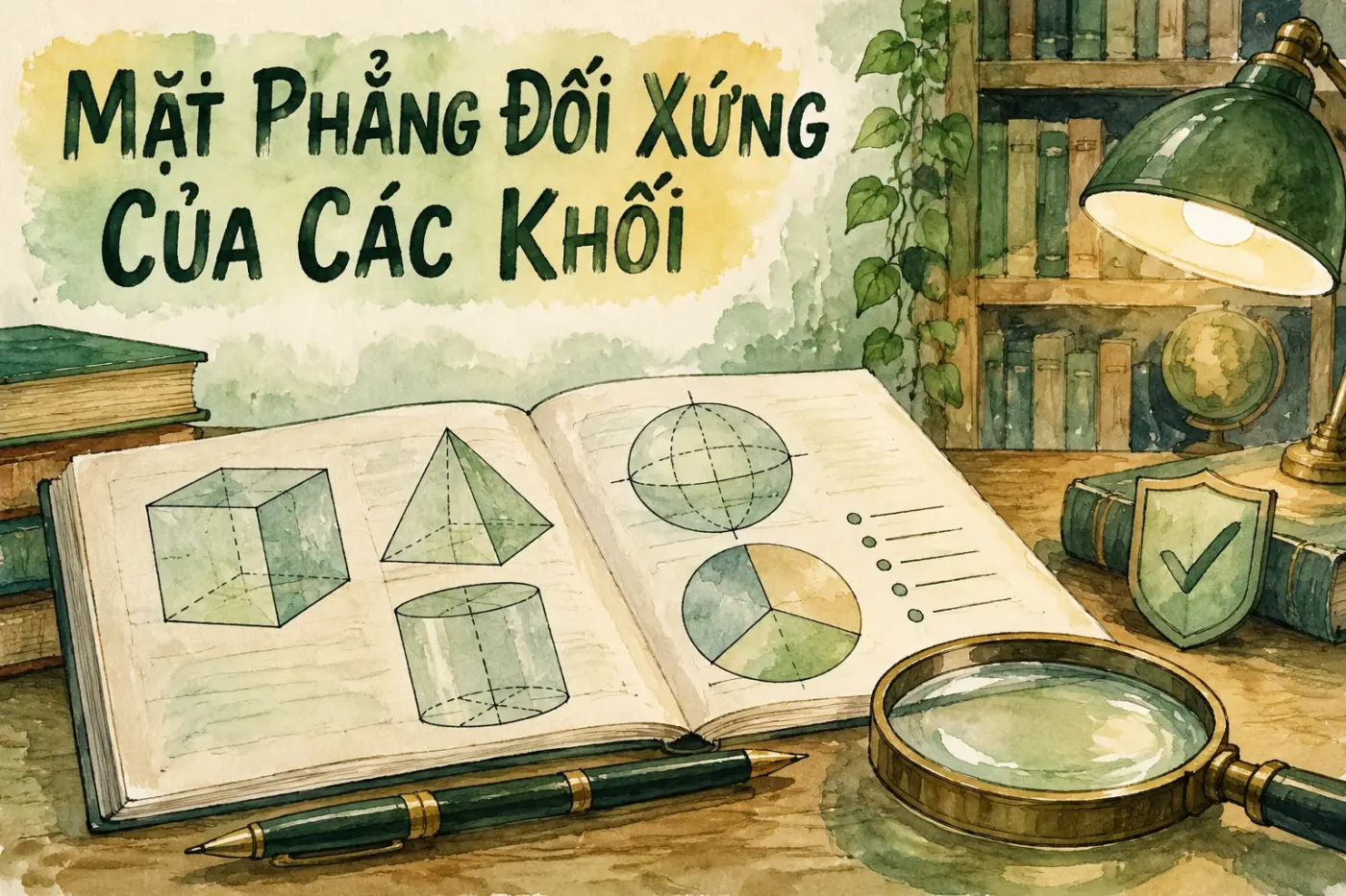 Mặt Phẳng Đối Xứng Của Các Khối Hình Thường Gặp