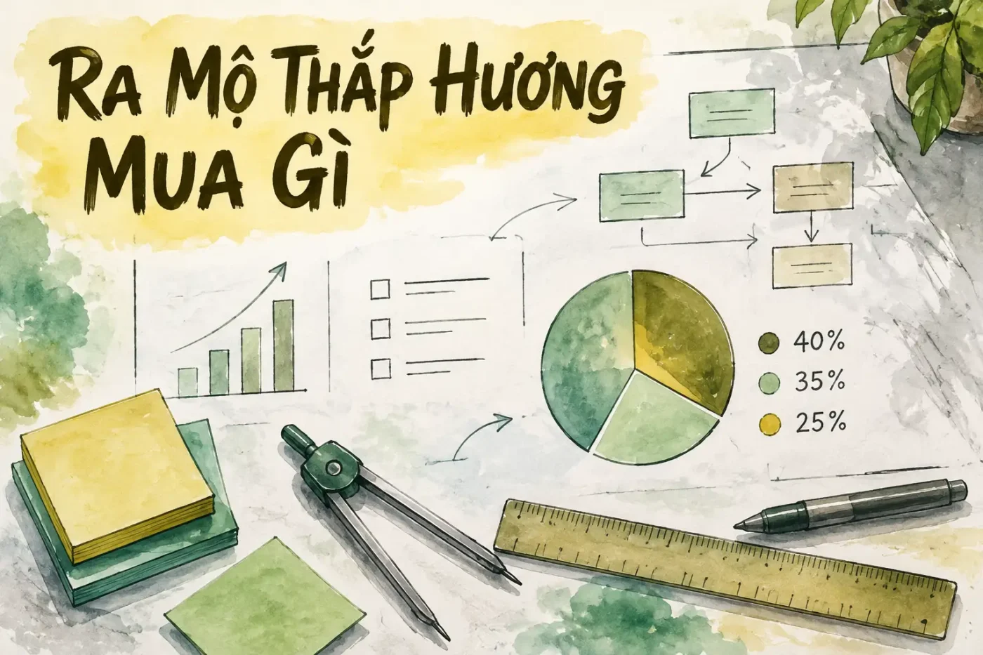 Ra Mộ Thắp Hương Mua Gì