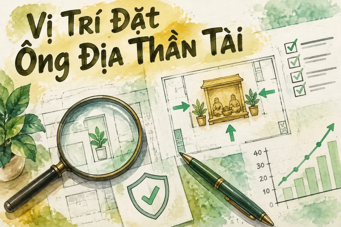 Vị Trí Đặt Ông Địa Thần Tài